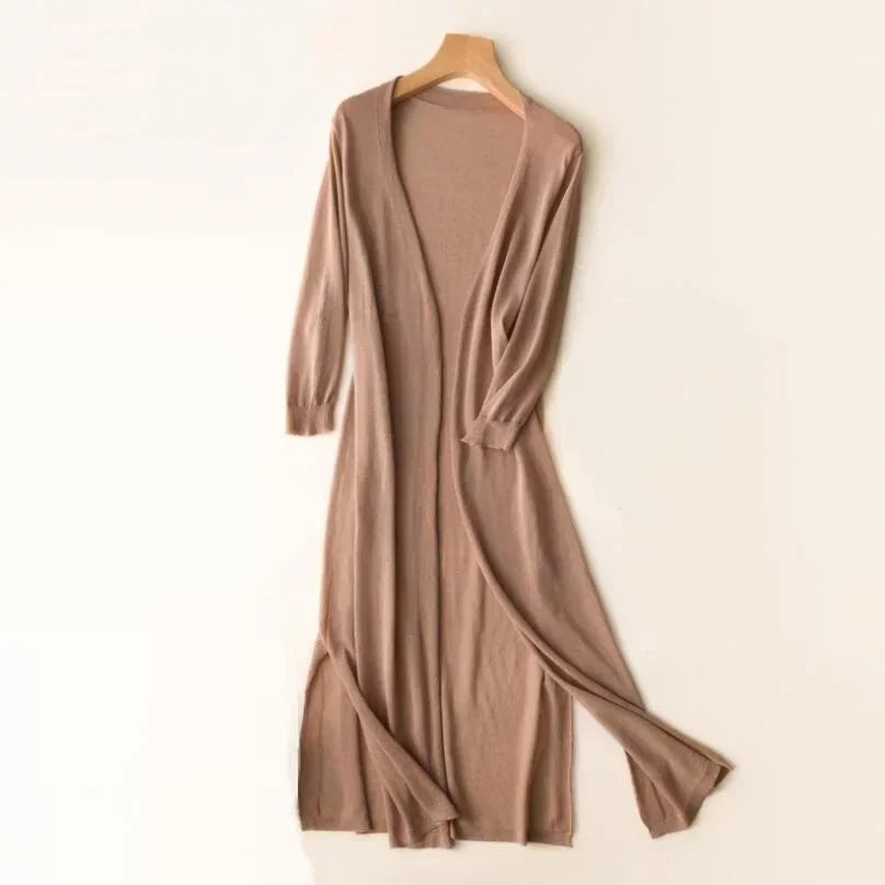Mirelle lange Strickjacke