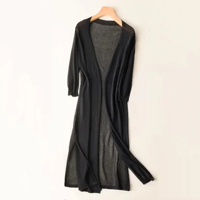Mirelle lange Strickjacke