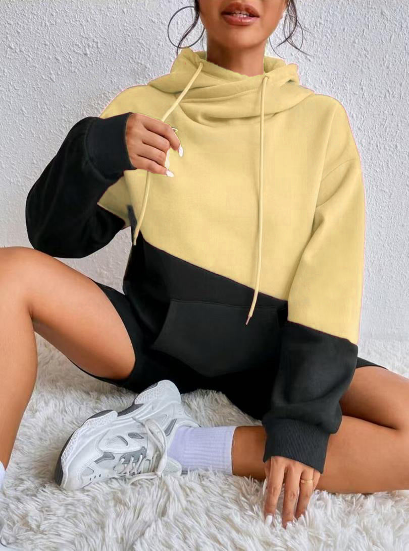 Isa Farbblock Hoodie