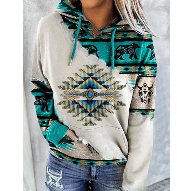 Kalina Hoodie mit Ethno-Muster