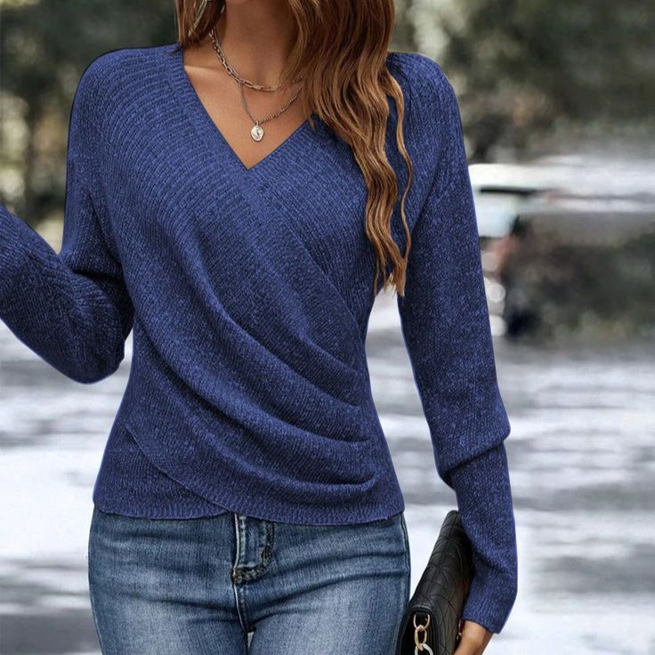 Miruna Pullover mit gekreuzter Front