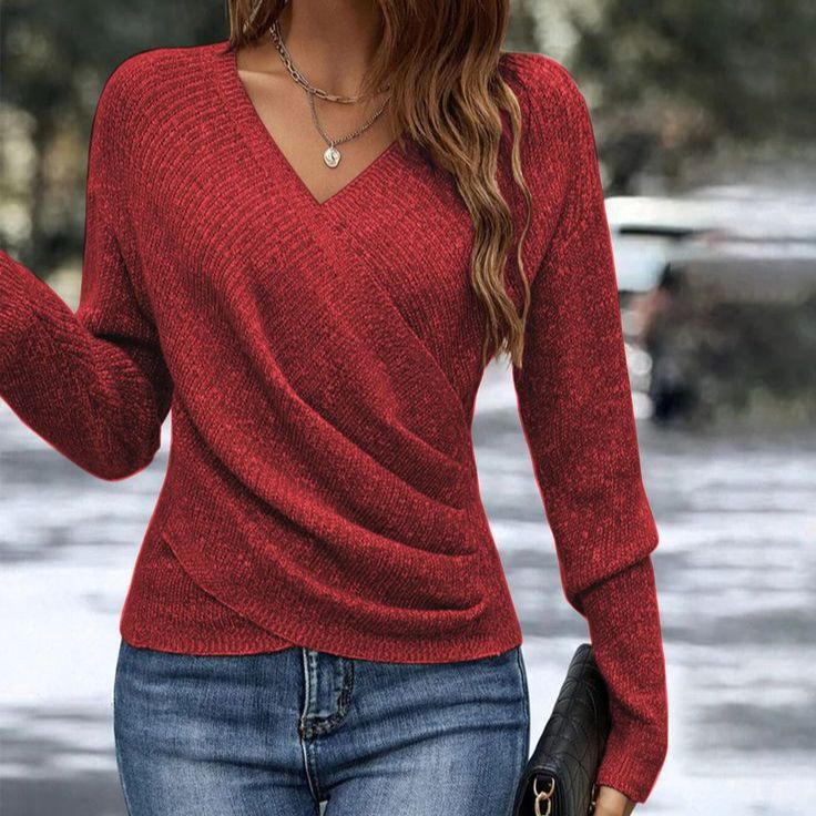 Miruna Pullover mit gekreuzter Front