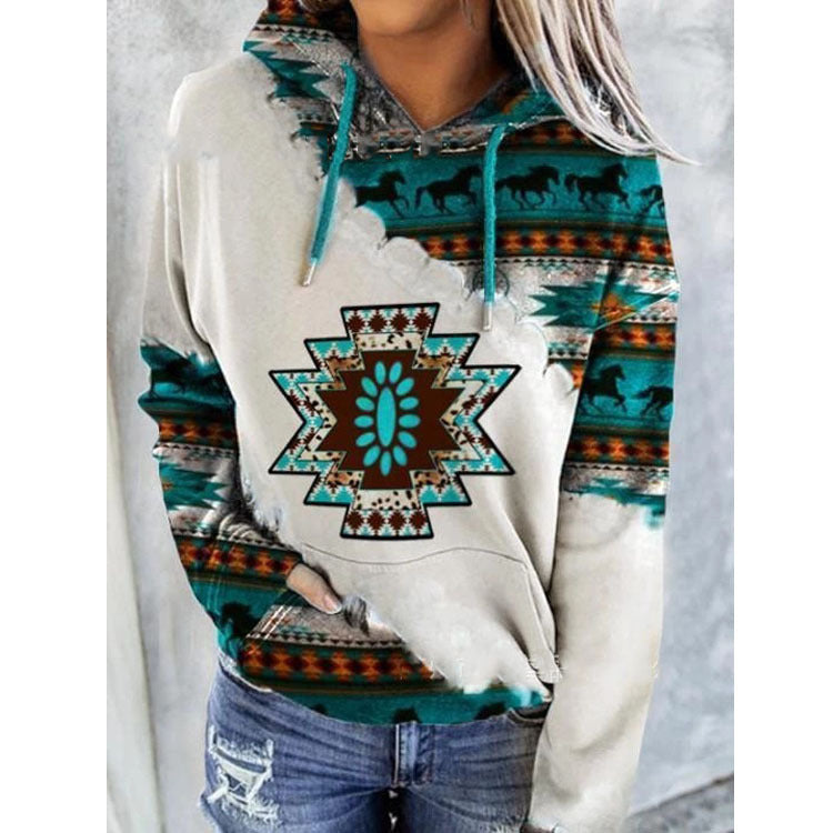 Kalina Hoodie mit Ethno-Muster