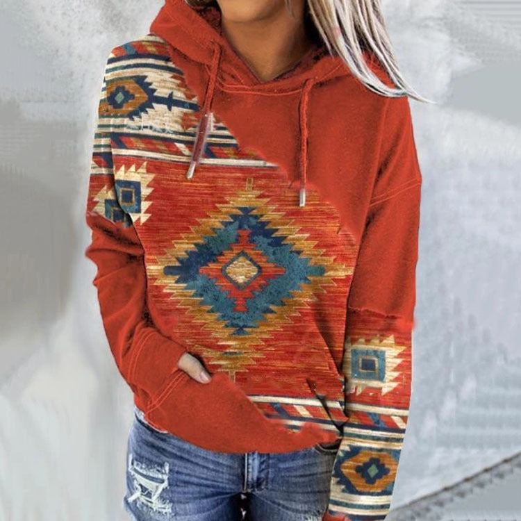 Kalina Hoodie mit Ethno-Muster