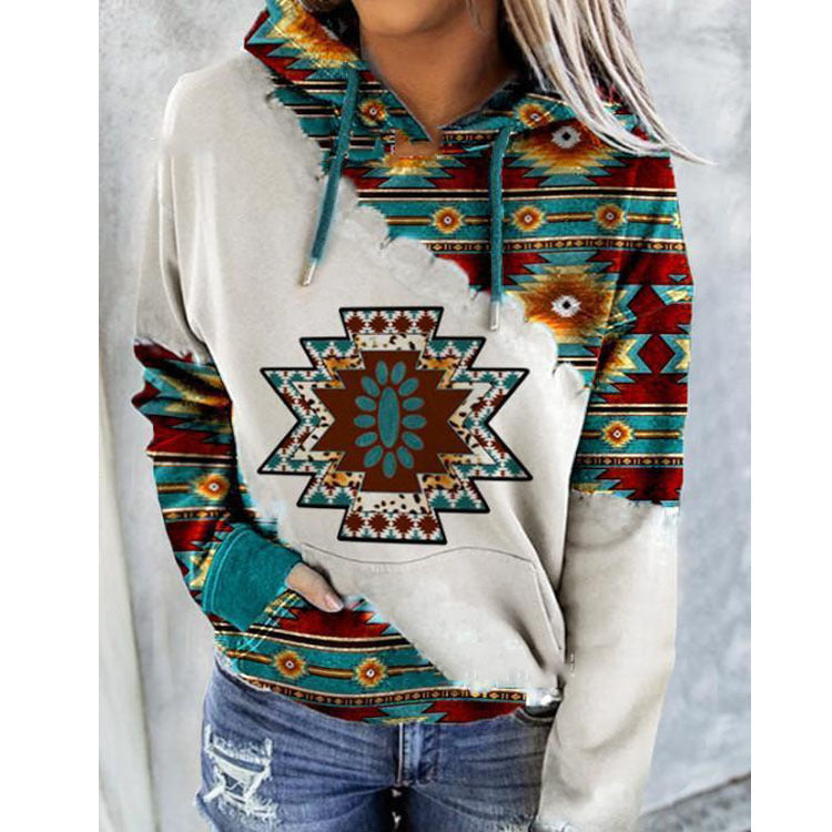 Kalina Hoodie mit Ethno-Muster