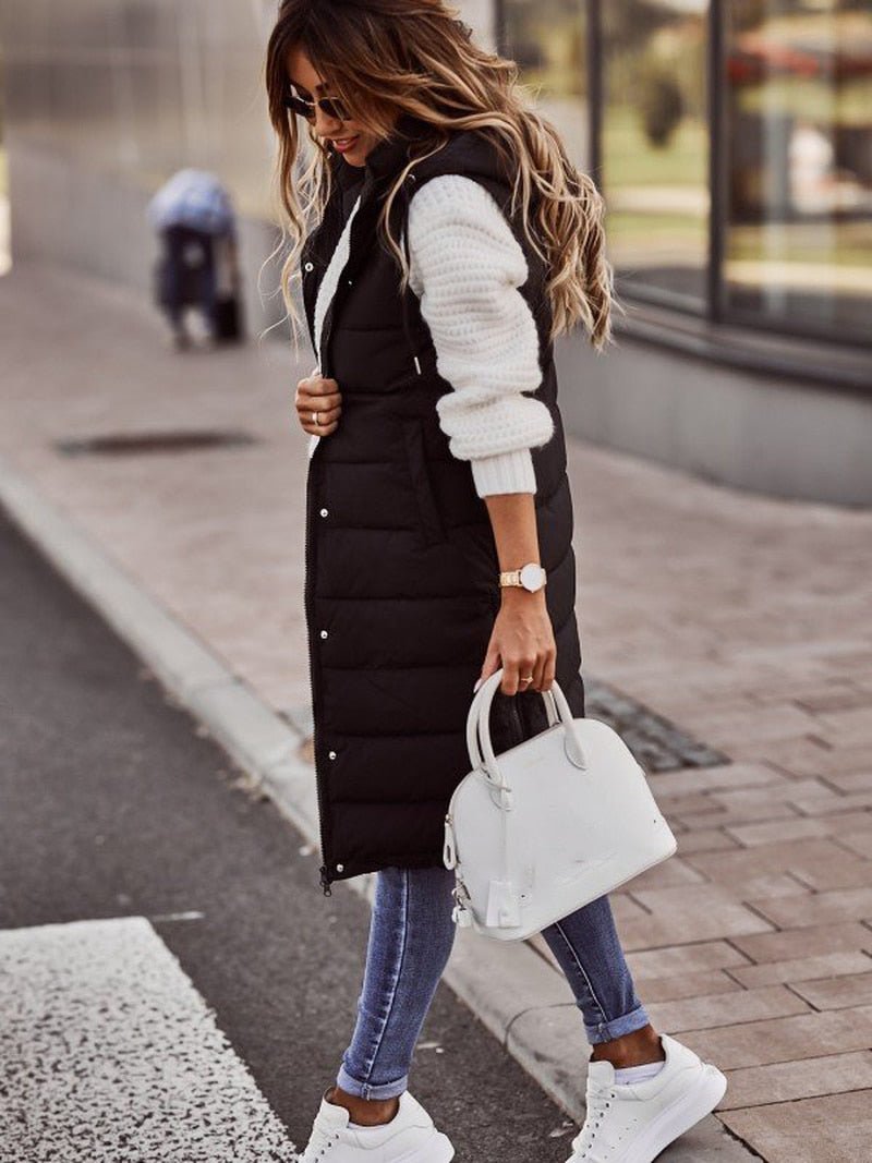 Bea knielange Weste