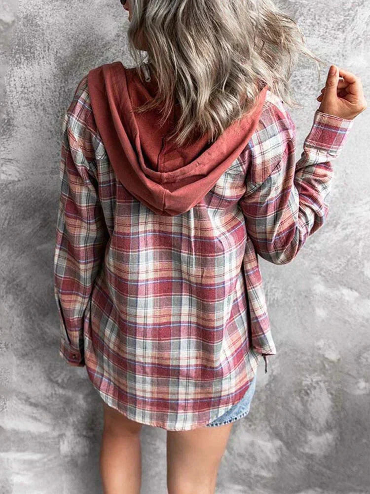 Elke Hemdbluse mit Kapuze