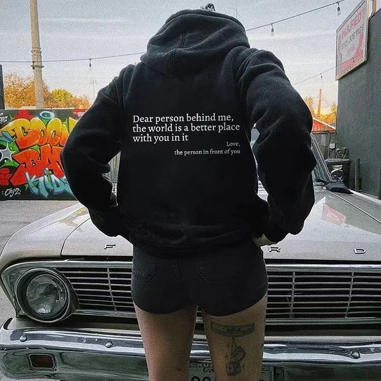 Melisa Hoodie mit Spruch