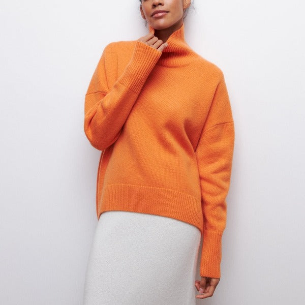 Marlen Oversized Rollkragenpullover