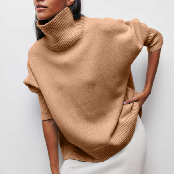 Marlen Oversized Rollkragenpullover