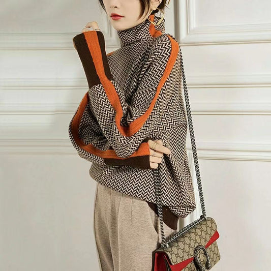 Marlotte Pullover mit Zickzackmuster
