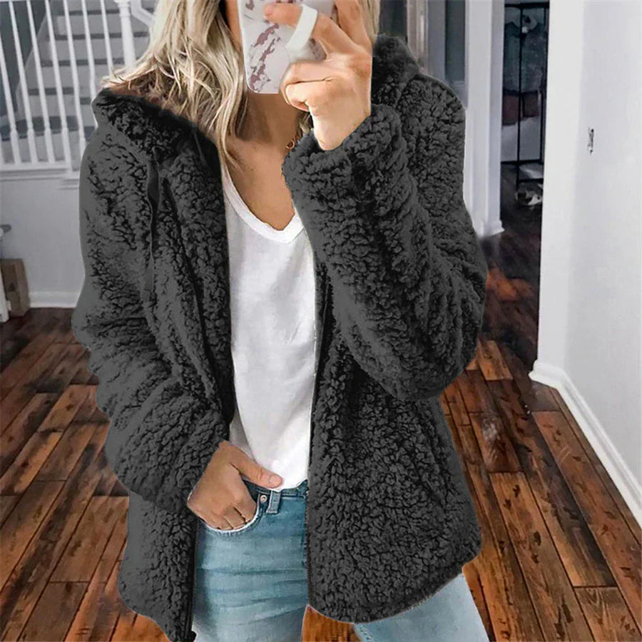 Carly Teddy-Fleecejacke