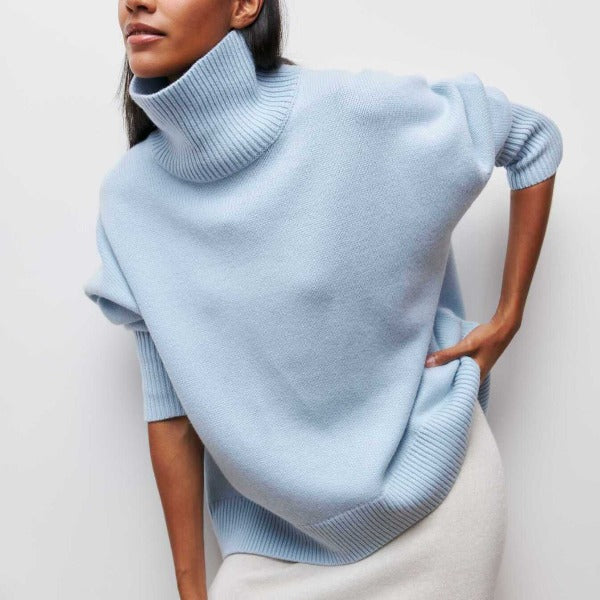 Marlen Oversized Rollkragenpullover