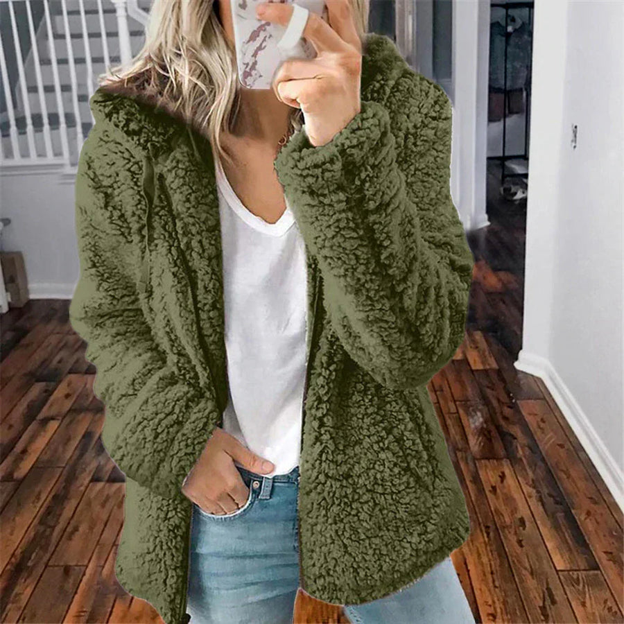 Carly Teddy-Fleecejacke