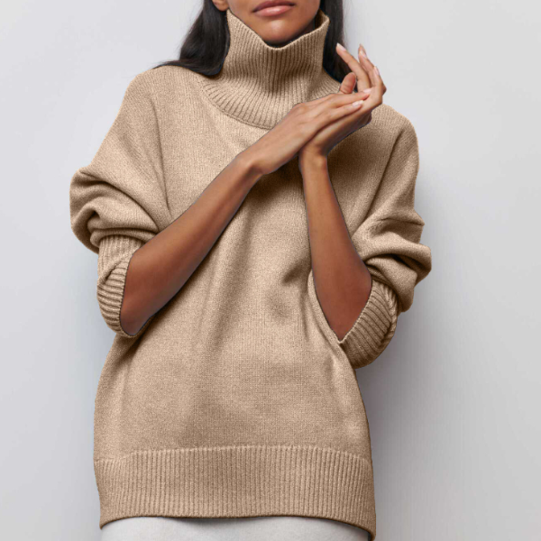 Marlen Oversized Rollkragenpullover