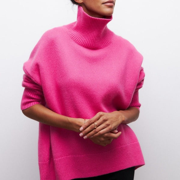 Marlen Oversized Rollkragenpullover