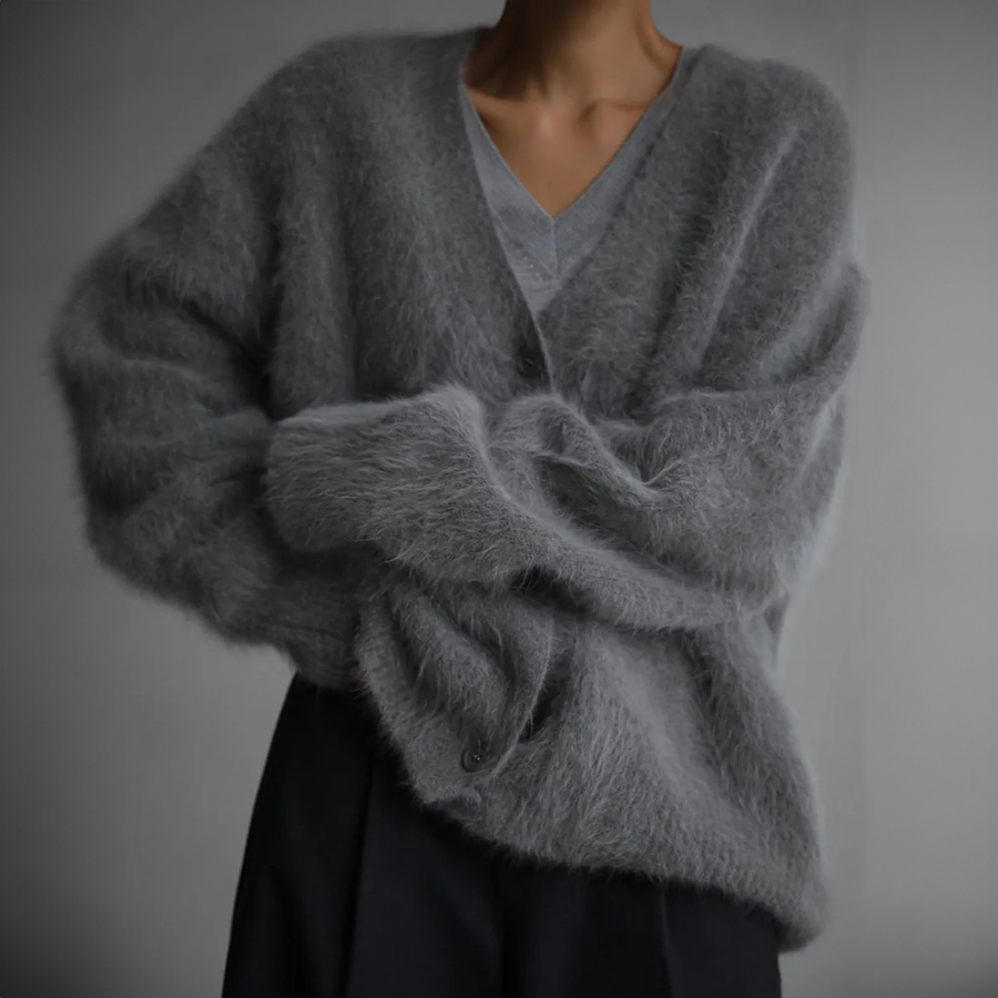 Romana Strickjacke mit V-Ausschnitt
