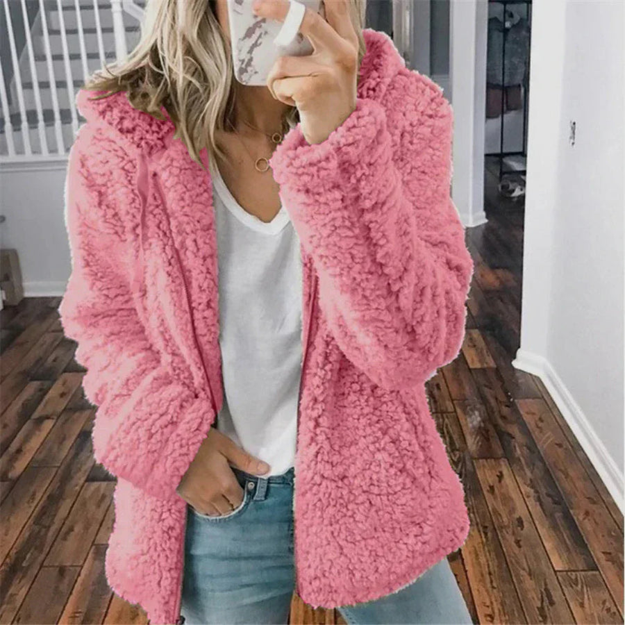 Carly Teddy-Fleecejacke