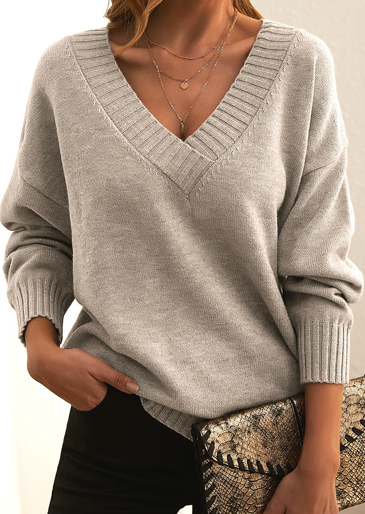 Liesel Pullover mit V-Ausschnitt