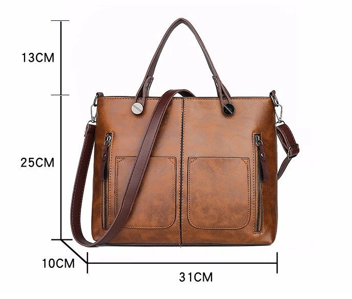 Thilde Henkeltasche aus Leder