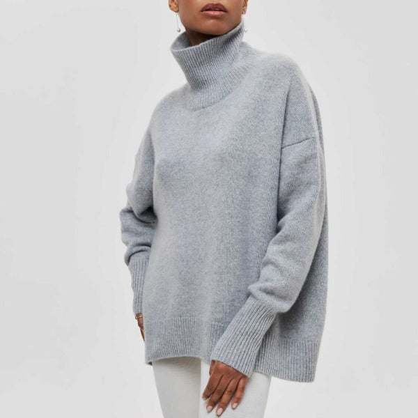 Marlen Oversized Rollkragenpullover