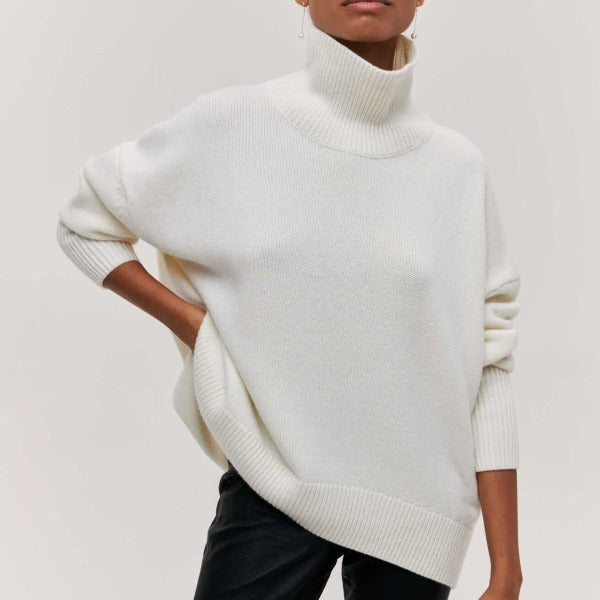 Marlen Oversized Rollkragenpullover