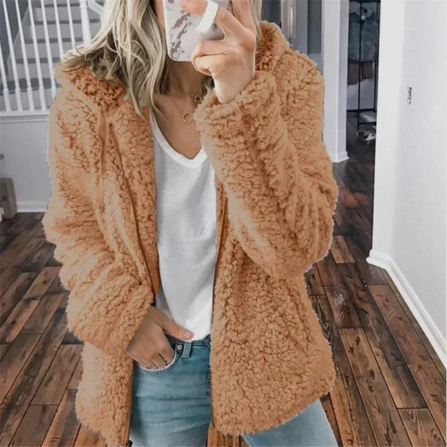 Carly Teddy-Fleecejacke