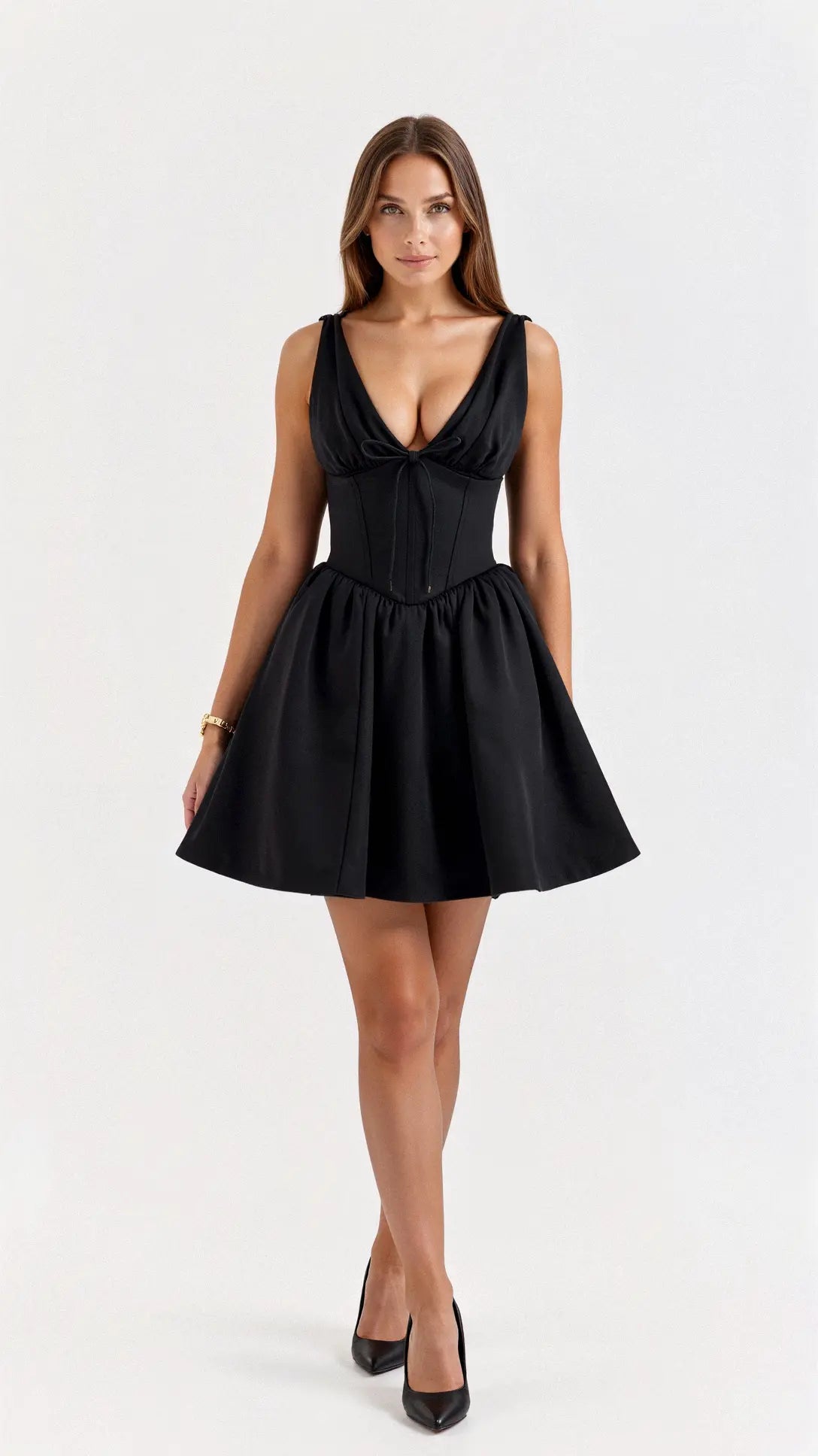 Seraphina Satin-Minikleid