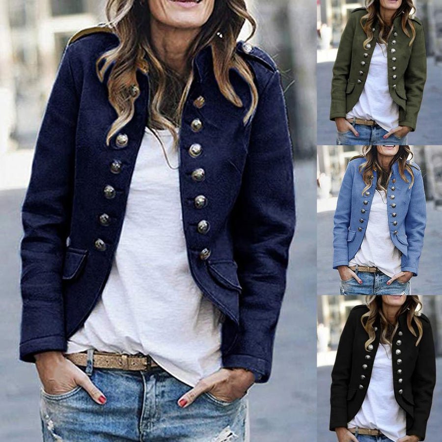 Stefanie Blazer mit Doppelknopfleiste