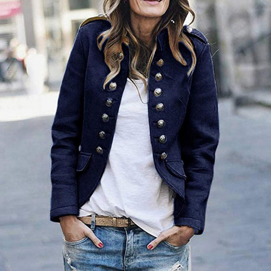 Stefanie Blazer mit Doppelknopfleiste