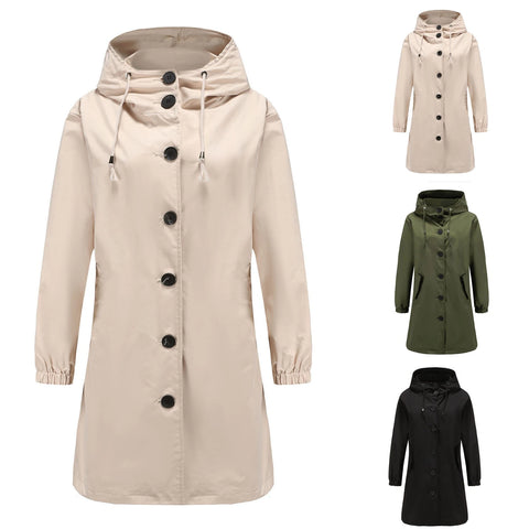 Vessa Trenchcoat mit Kapuze