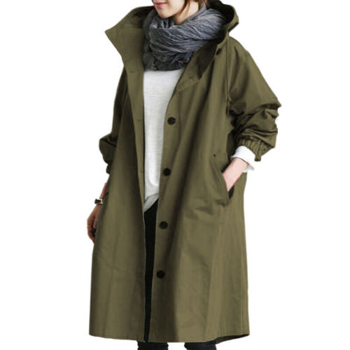 Vessa Trenchcoat mit Kapuze
