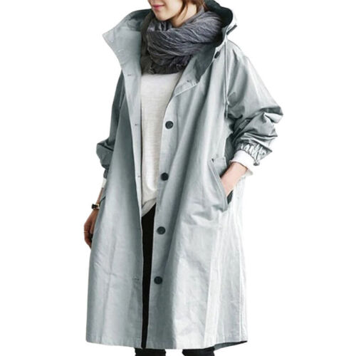 Vessa Trenchcoat mit Kapuze