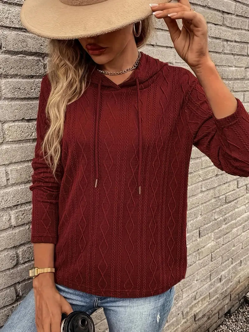 Juno Pullover mit Zopfmuster