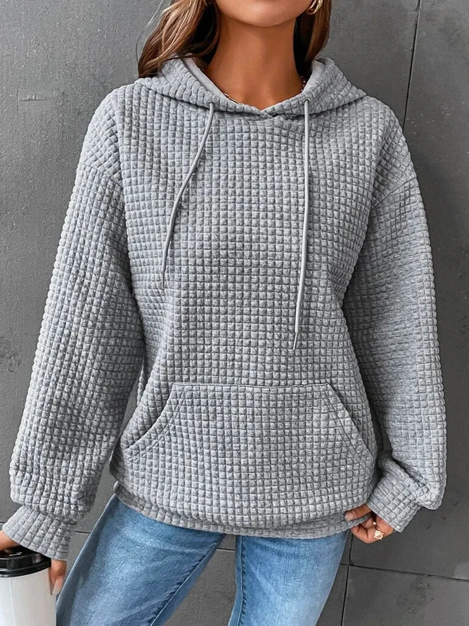 Kyra Pullover mit Waffelstrick