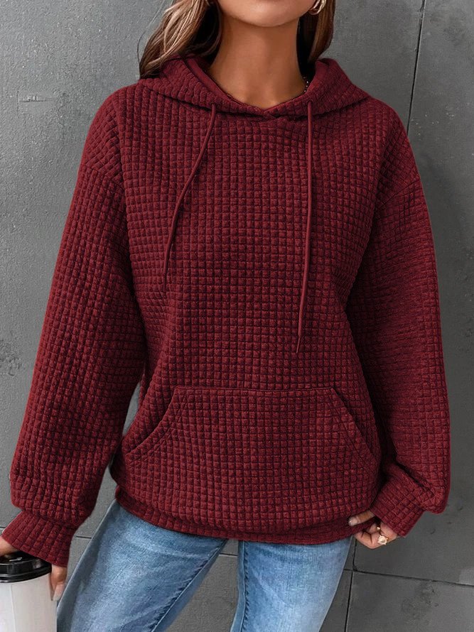 Kyra Pullover mit Waffelstrick