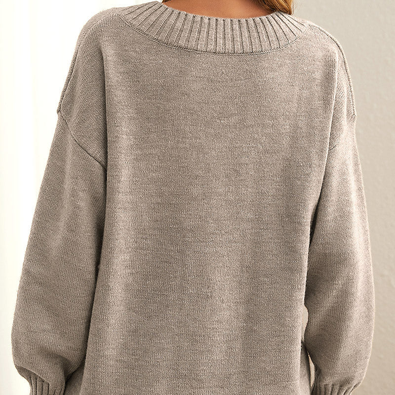 Liesel Pullover mit V-Ausschnitt