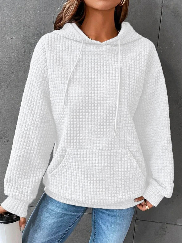 Kyra Pullover mit Waffelstrick