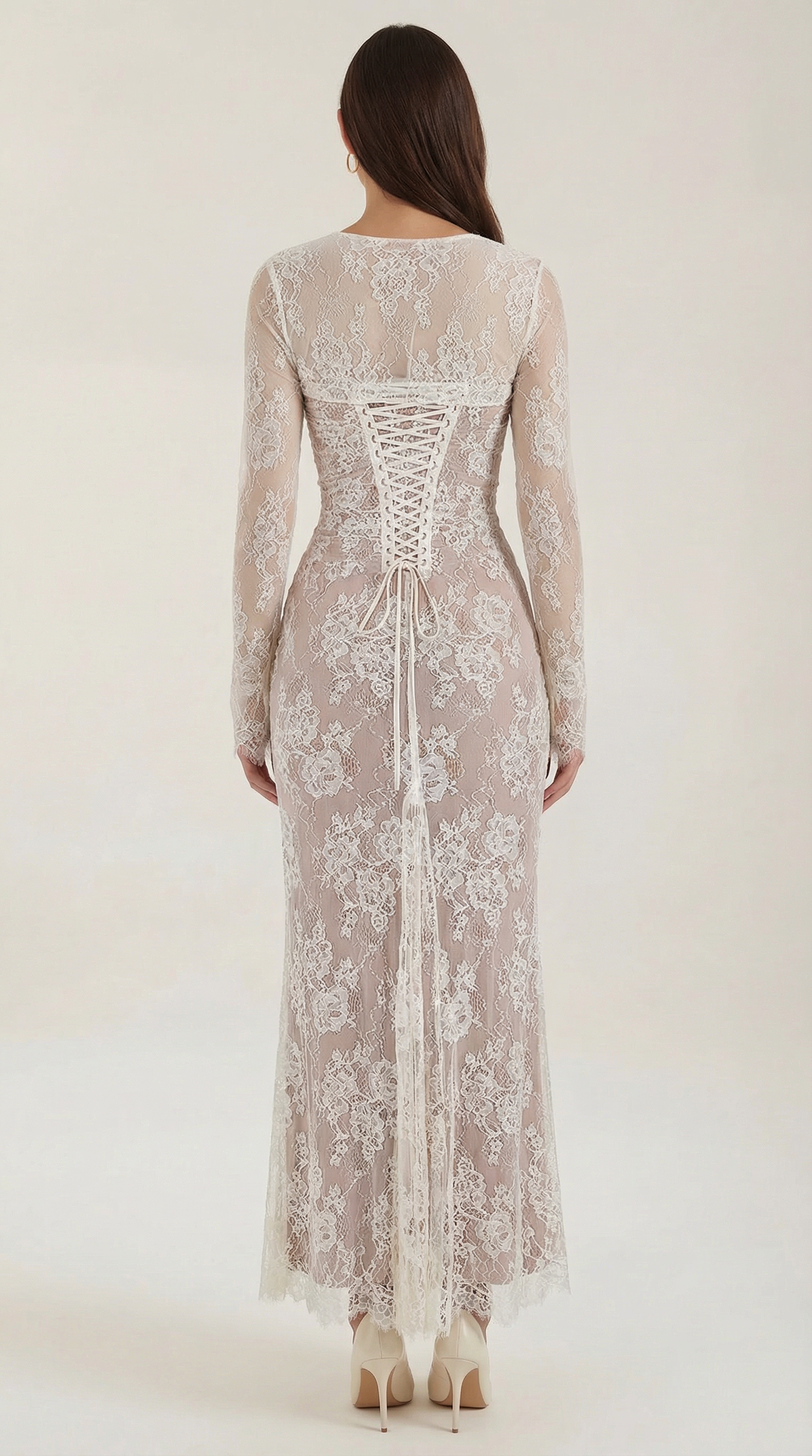 Nerissa Spitzen-Maxikleid