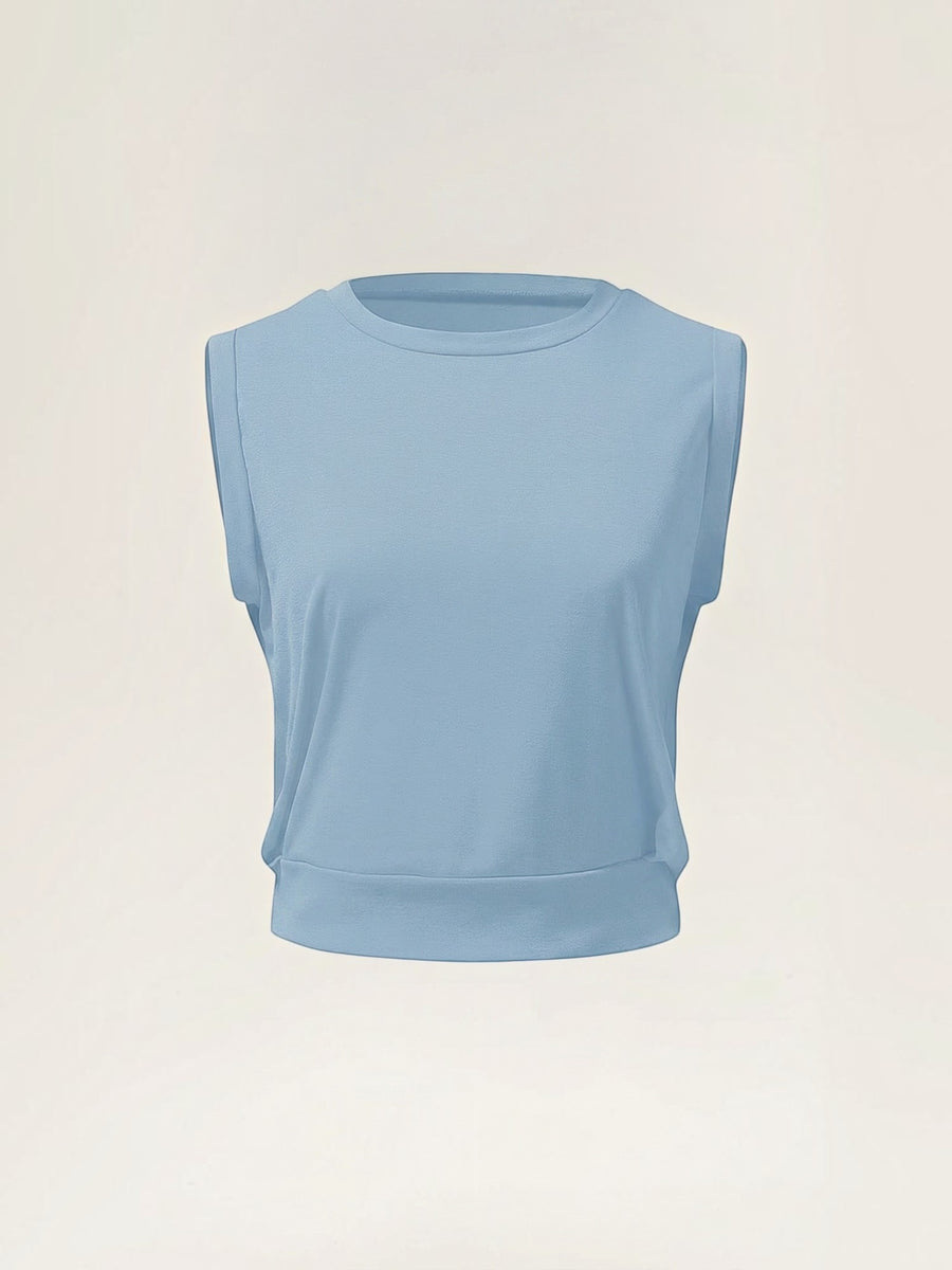 Faye Damen Crop Trägertop | Weicher Baumwollmix, Ärmellos, Sportlich - 18