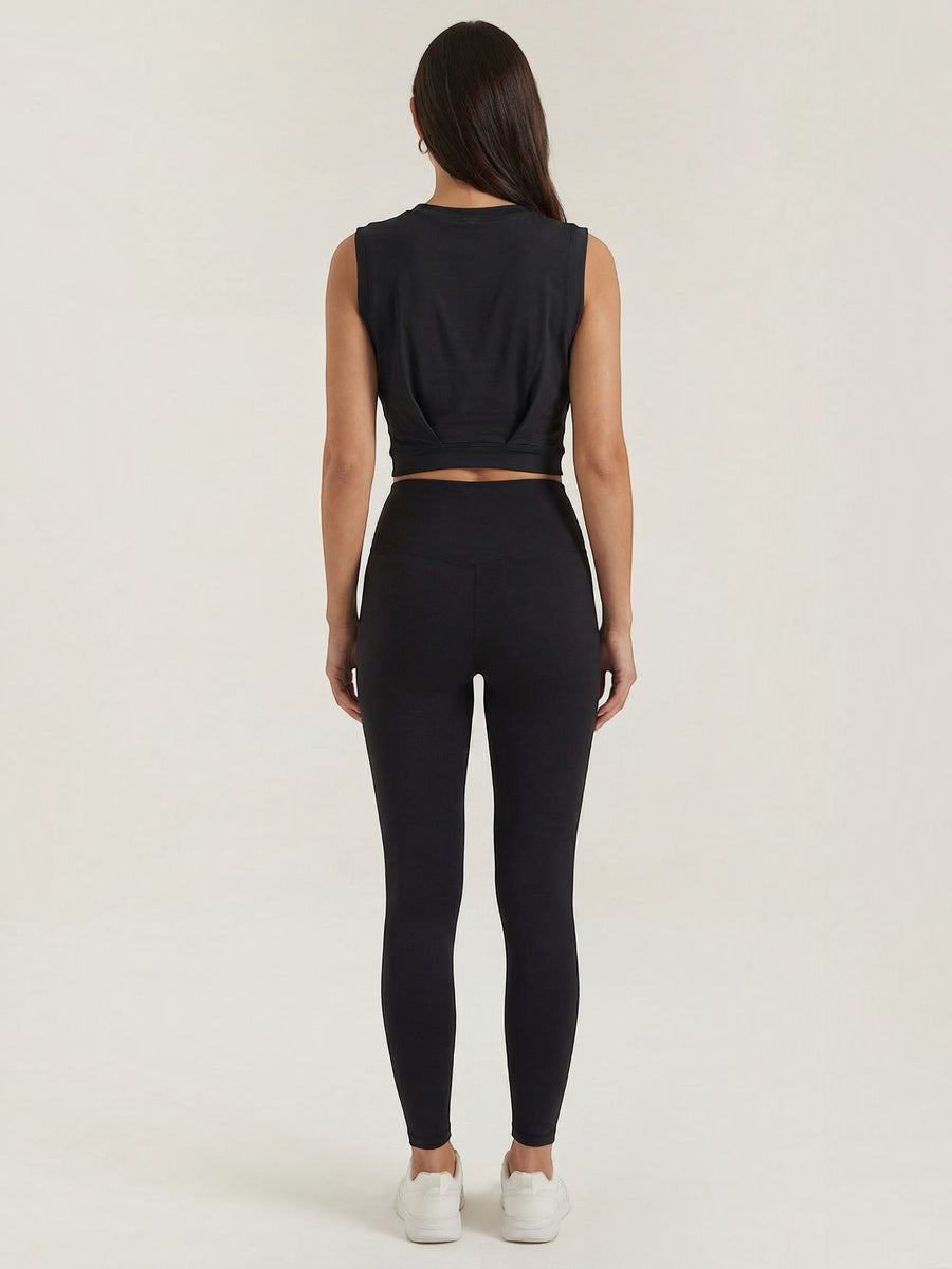 Faye Damen Crop Trägertop | Weicher Baumwollmix, Ärmellos, Sportlich - 5