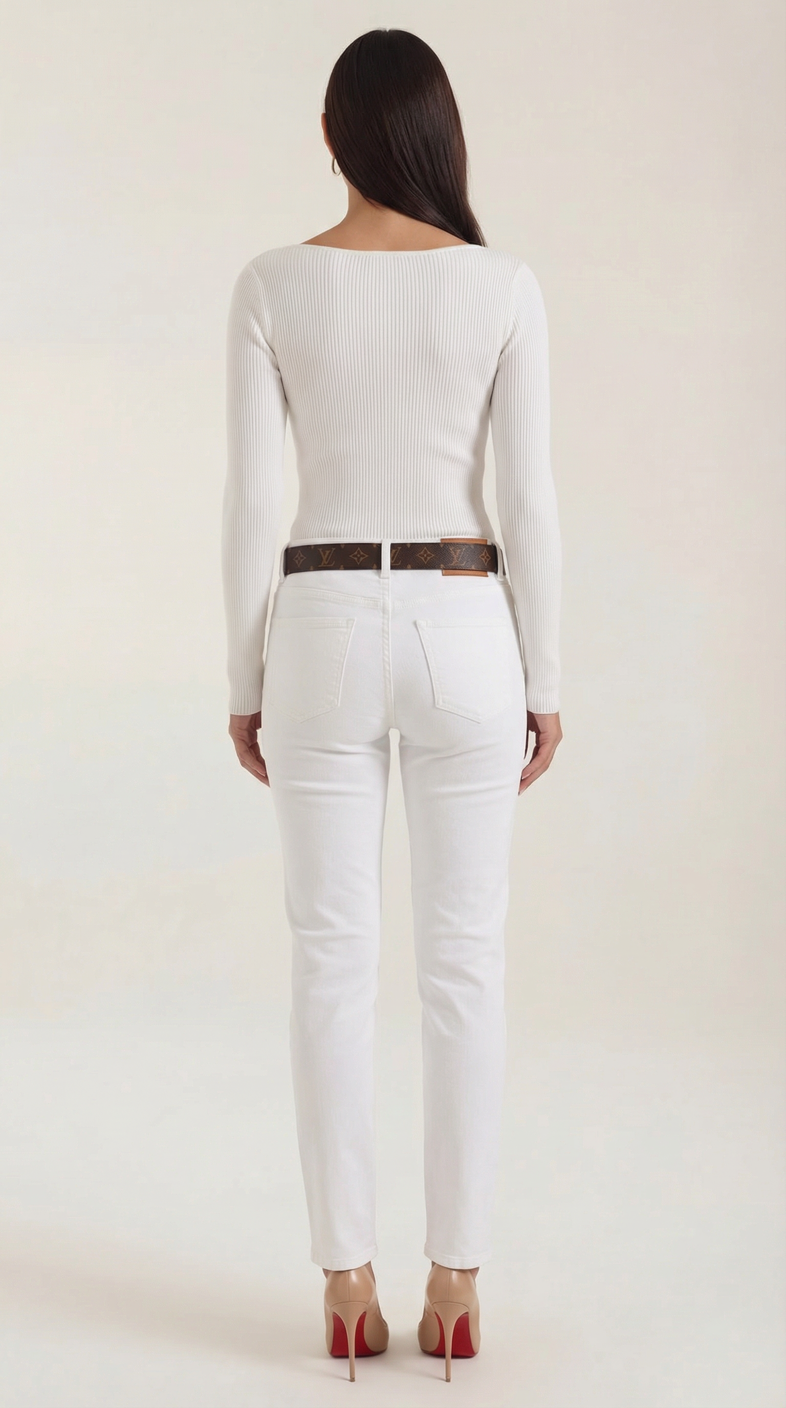 Ruth Cloud-Strick-Langarmshirt