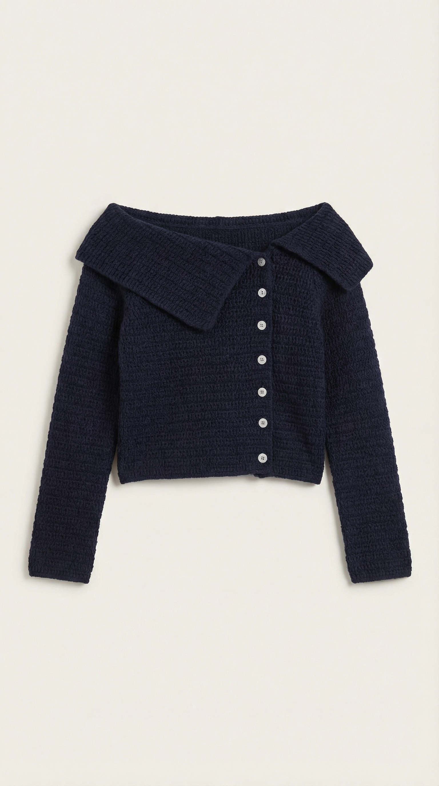 Sarah Asymmetrisches Strickoberteil