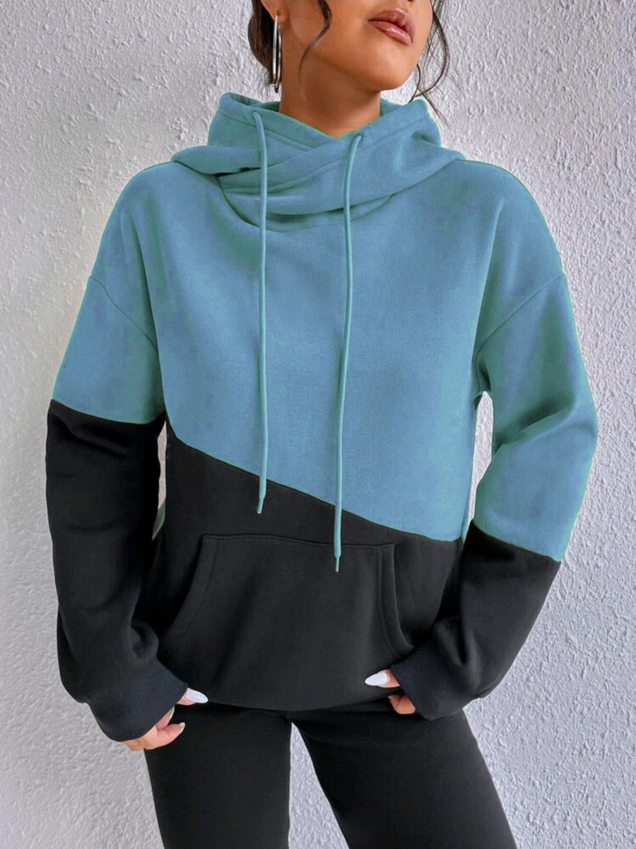 Isa Farbblock Hoodie