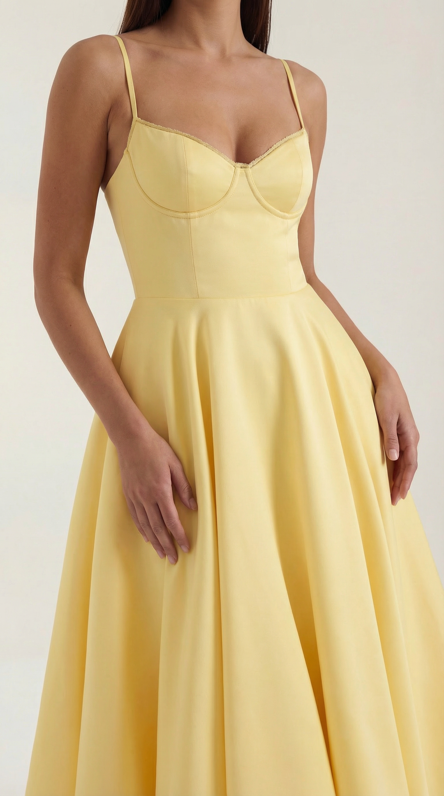 Isolde Tüll-Midikleid