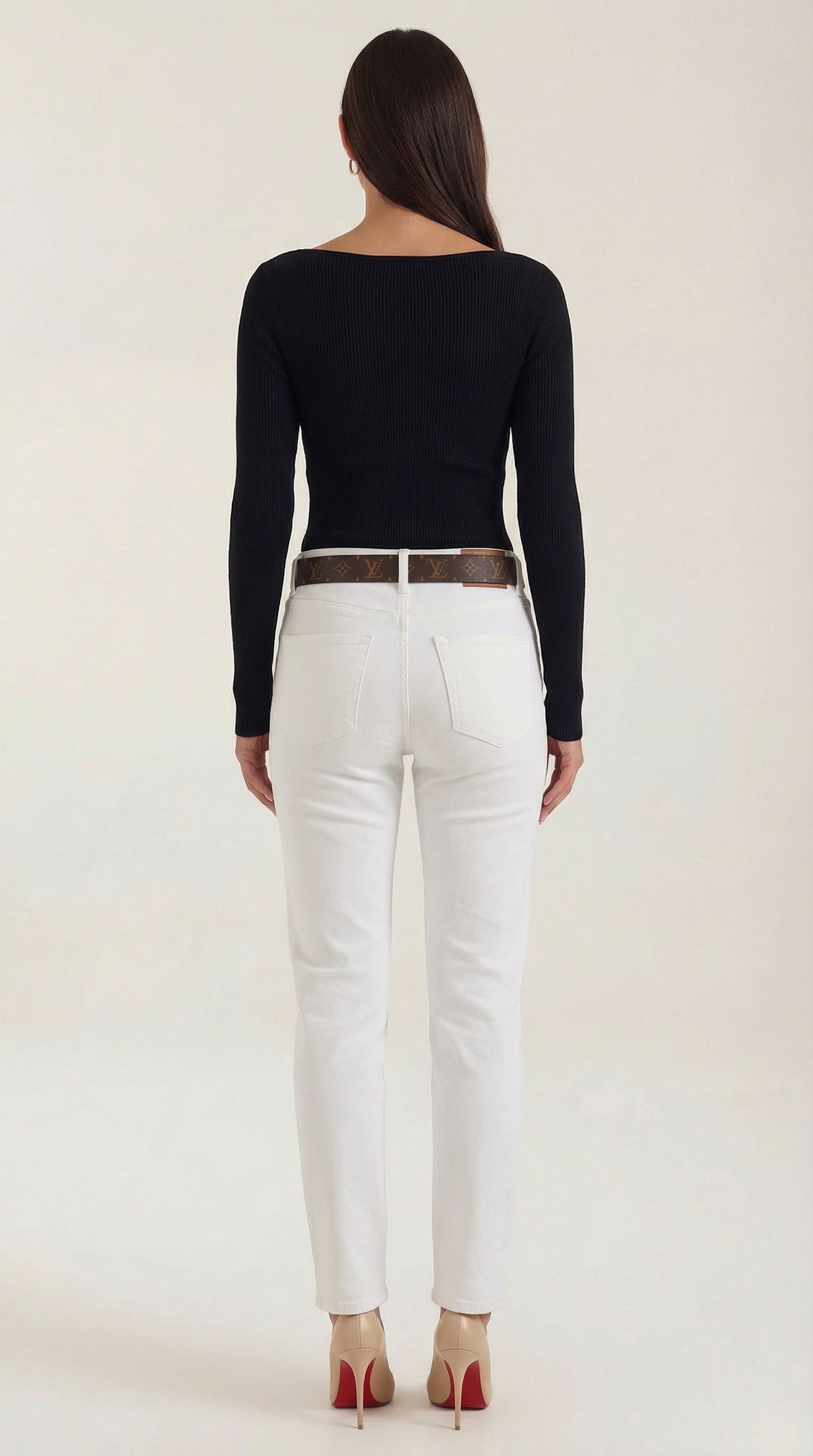 Ruth Cloud-Strick-Langarmshirt