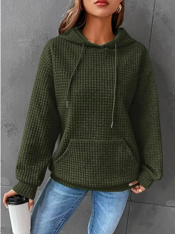 Kyra Pullover mit Waffelstrick