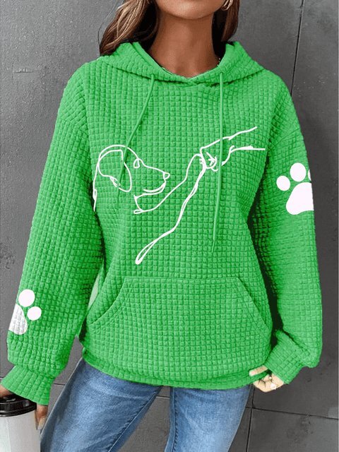 Olina Pullover mit Hundemotiv