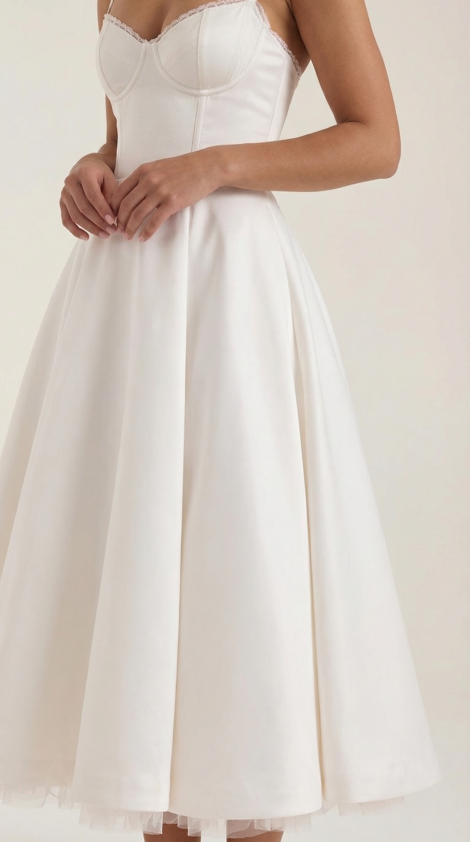 Isolde Tüll-Midikleid