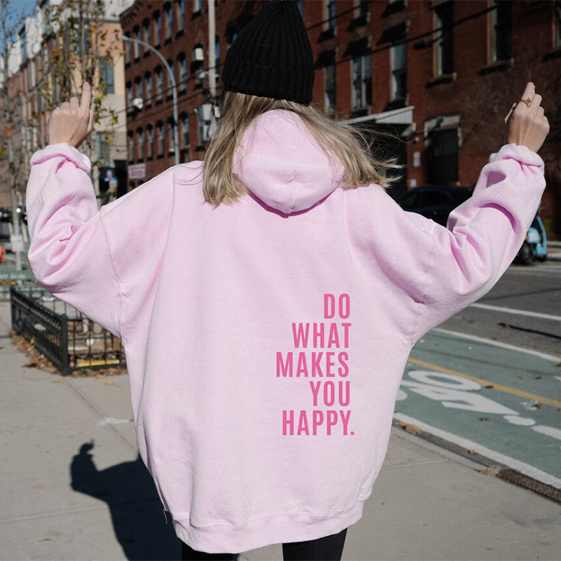 Nadja Hoodie mit Rückenprint